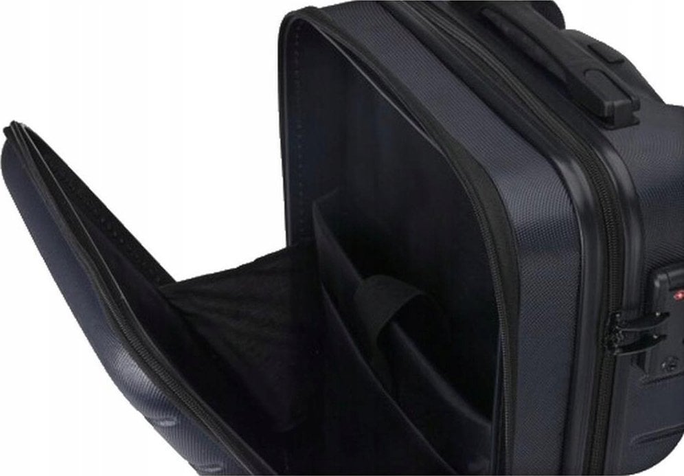 Proworld Handbagagekoffer – 37 liter – 35 x 22 x 55,5 cm – Zwart