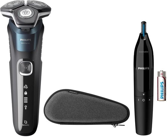 Philips Shaver Series 5000 - Elektrisch Scheerapparaat - Nat en Droog Scheren - SkinIQ-technologie - S5889/11