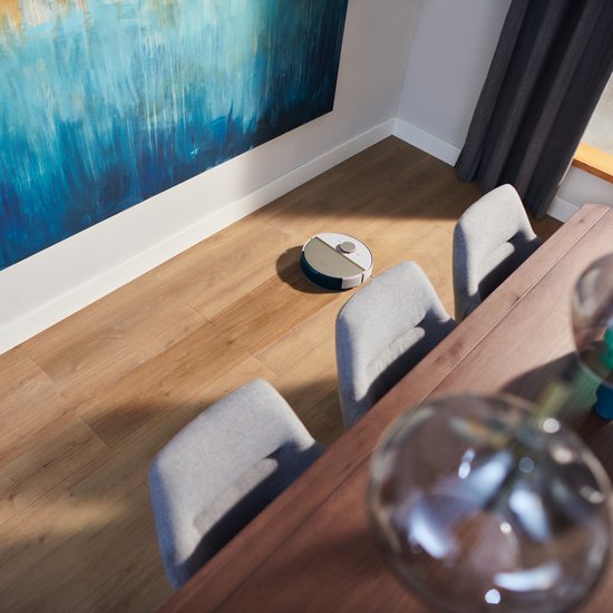 Philips HomeRun Aqua 7000 Series XU7100/02 - Robotstofzuiger met Dweilfunctie - Incl. Laadstation - Wit / Goud - App Connected