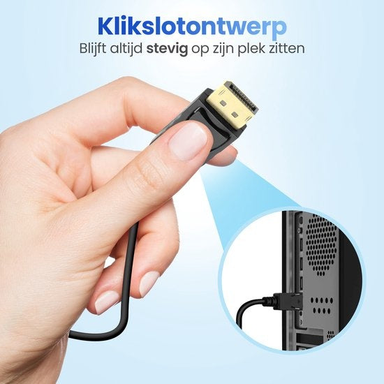 Garpex® DisplayPort naar HDMI Kabel - 4K 60Hz Ultra HD - 1.8 meter