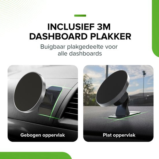 iSetchi Telefoonhouder - Auto - Sterke Zuignap - 3-in-1 - Dashboard