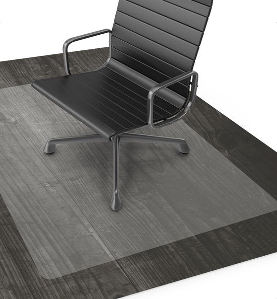 Goliving Vloerbeschermer bureaustoel – Bureaustoelmat – PVC – Geluiddempend – Voor harde vloeren – 90 x 120 cm – Transparant