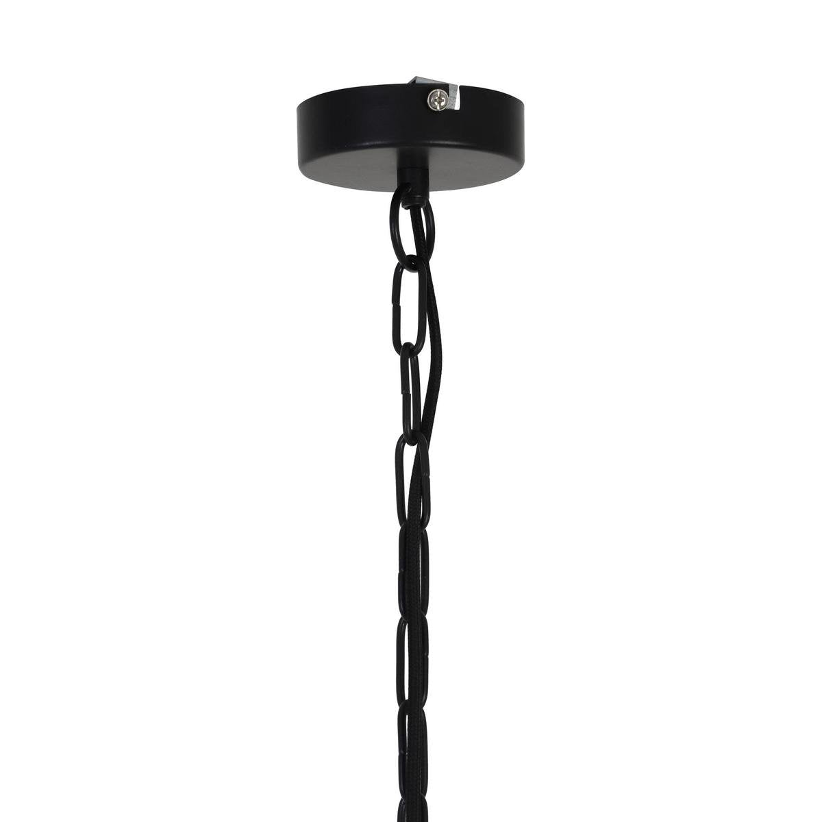 Light & Living Hanglamp Meya - Zwart - Ø40cm - Modern - Hanglampen Eetkamer - Slaapkamer - Woonkamer