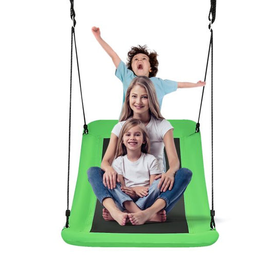 Coast Tree Swing Outdoor Swing gemaakt van Oxford Fabric Garden Swing 83 x 155 cm groen