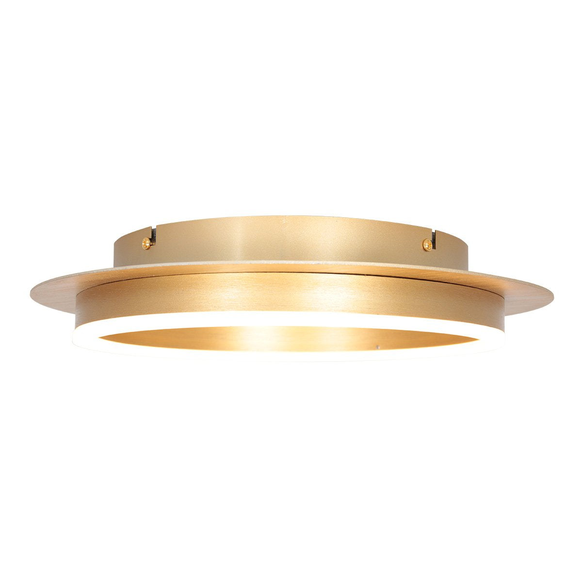 Plafonnieres Ringlux 3655GO gouden plafondlamp Ø32cm met geïntegreerde LED verlichting van Steinhauer