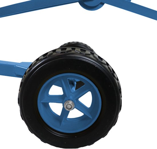 AXI Dean de Graafmachine voor in de zandbak Blauw/zwart – 4 wielen - 360° draaibare zitting