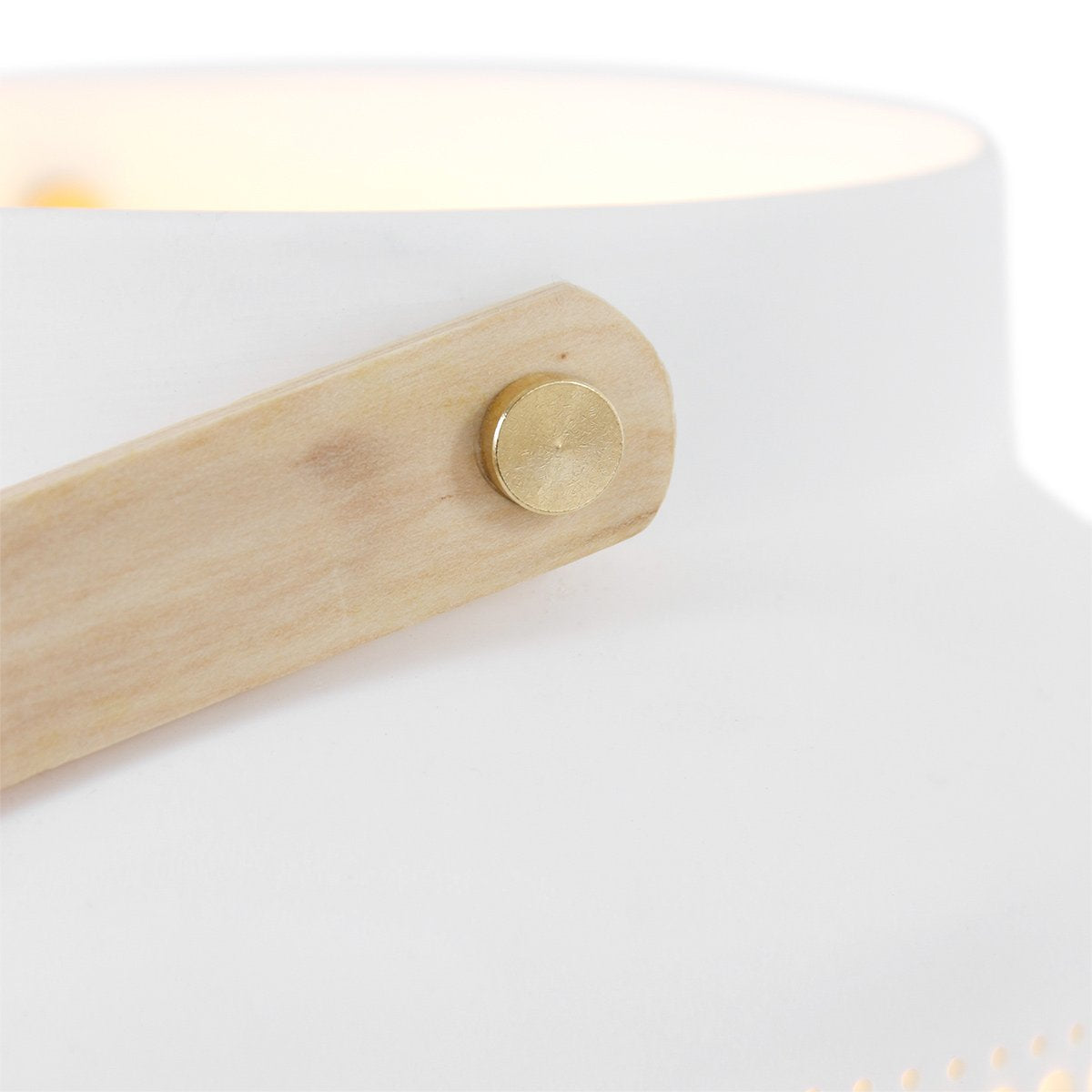 Anne Lighting tafellamp Porcelain - wit - porselein - 14 cm - E14 fitting - 3058W