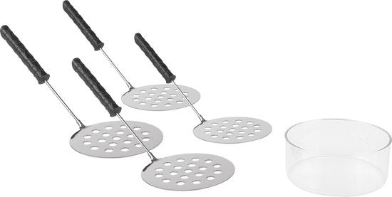 Tristar Pizza Festa Gourmet Connect PZ-9162 - Pizzaoven en Pizzamaker - Gourmetstel voor pizza's - Uitbreidbaar en koppelbaar voor maximaal 8 personen - Set 4 Personen