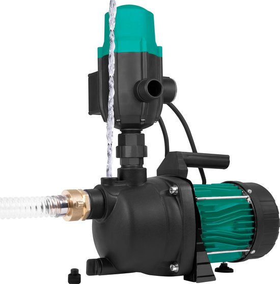VONROC Hydrofoorpomp / Automatische pomp - 800W - 3300l/h - Met drukschakelaar - Droogloopbeveiliging - Voor besproeien en huishoudwater