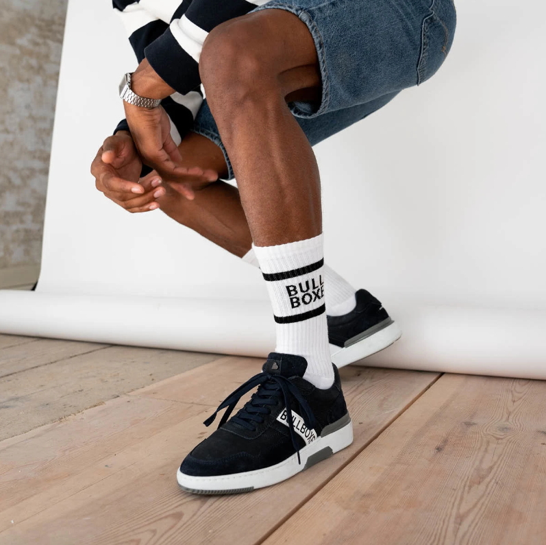 Bullboxer Heren Sokken Wit 2-pack | Maat 35-38 | 75% Katoen