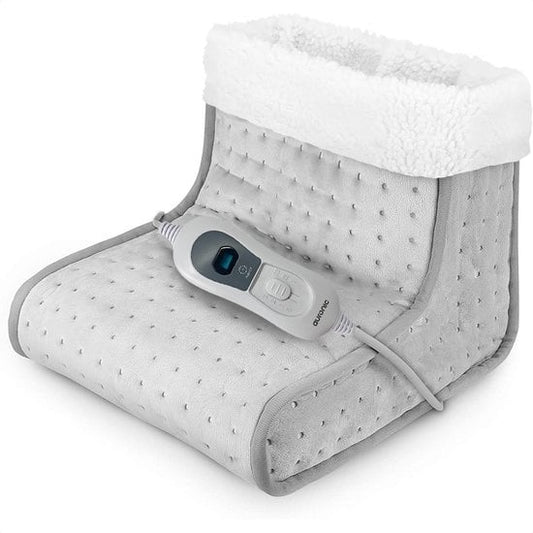 Auronic Elektrische Voetenwarmer - met Timer en Overhittingsbeveiliging - 100W - Grijs