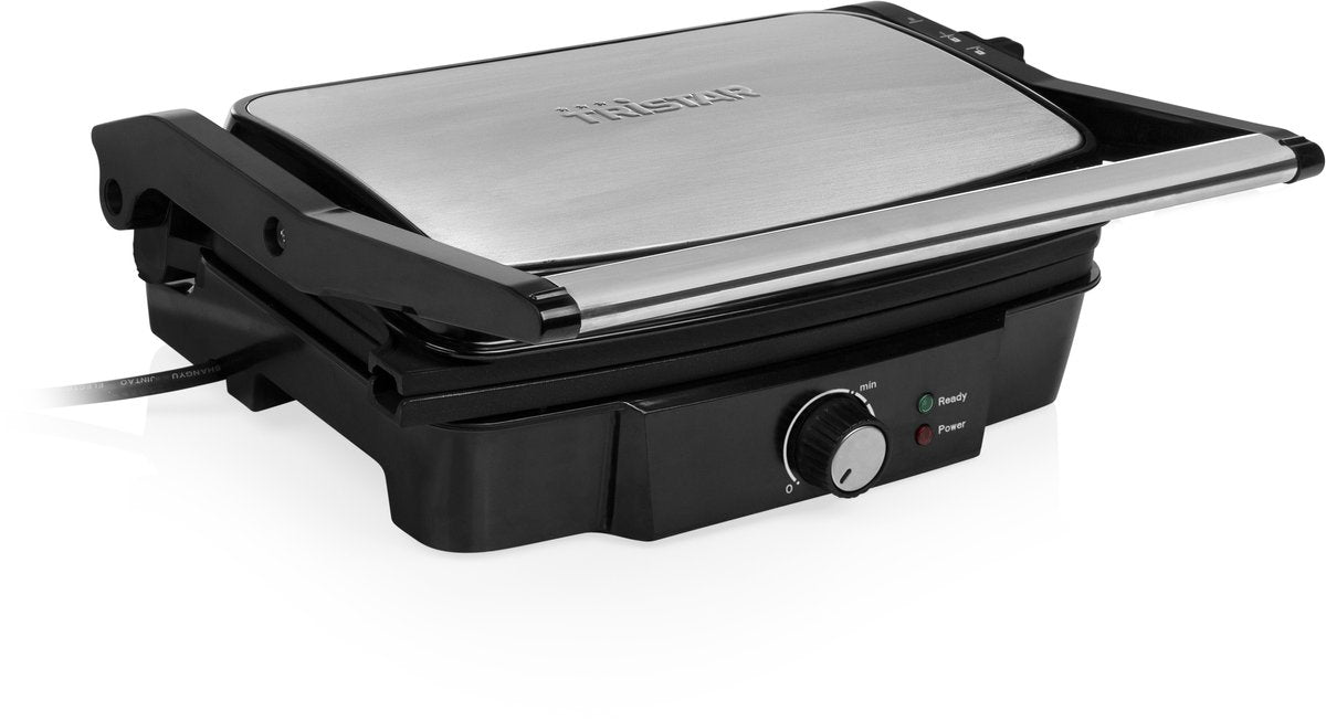 Tristar PD-4958B Contactgrill - 1000 W - 23 x 14,5 cm - Zwart