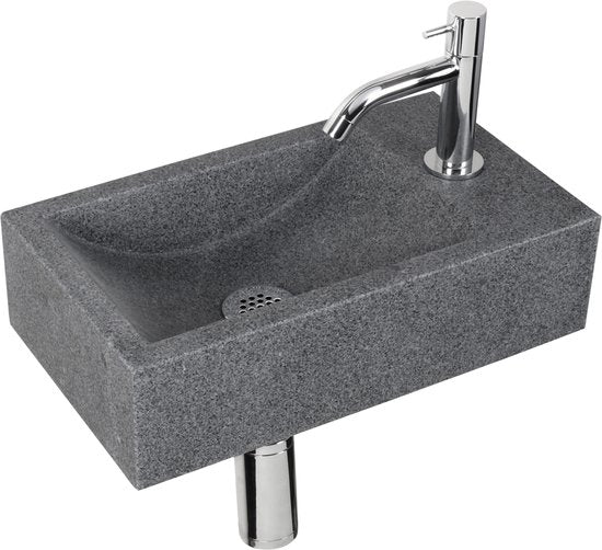 DIFFERNZ CHEOPS FONTEINSET 40X23X1CM GRIJS