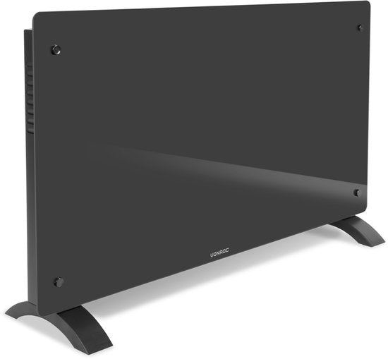 VONROC Convectorkachel Luxe - Elektrisch - Wifi App - 1250-2500W - Instelbaar - 30m2 - Grijs