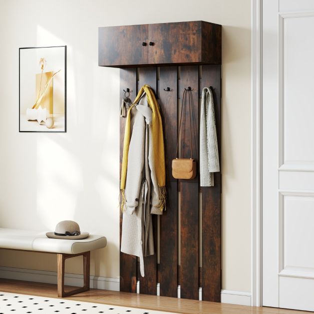 Coast Wandgarderobe - Wandgemonteerd - Opbergkast - Ruimtebesparend - Multifunctioneel