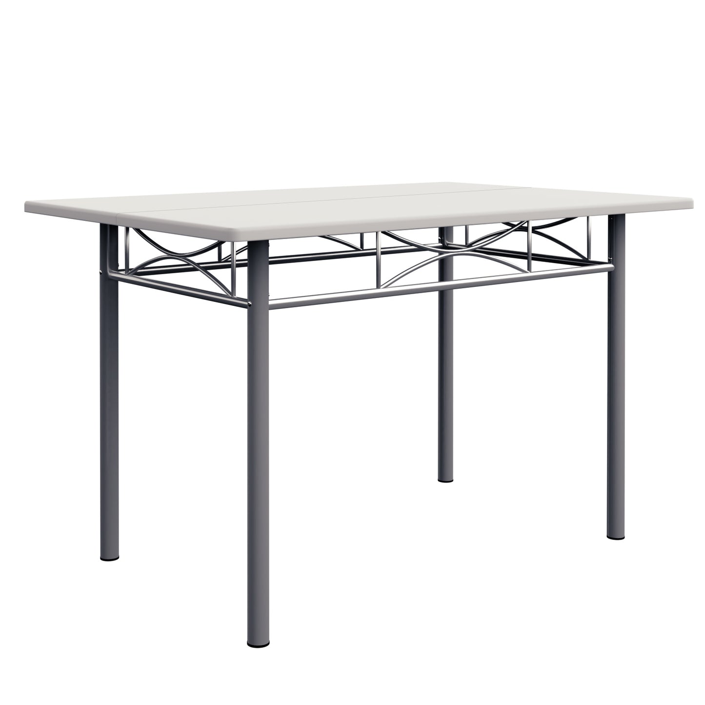 Casaria Eettafel Set 5 delige -Eettafel + 4 stoelen - Wit