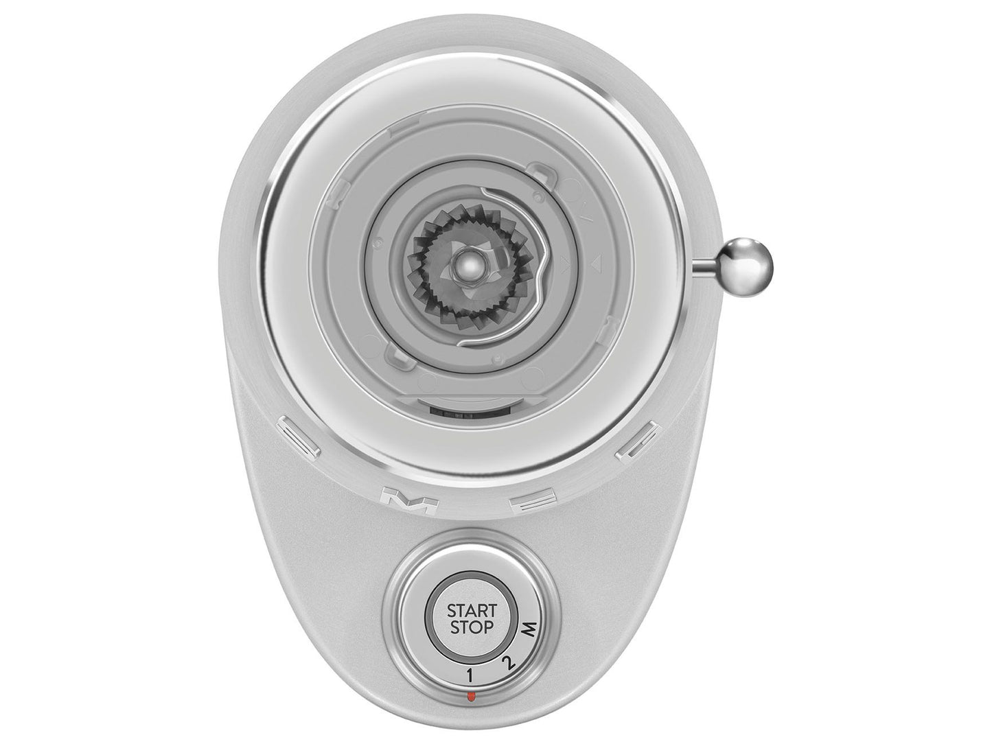 Smeg Aluminium Koffiemolen CGF02SSEU – Conische Maalschijf Met 50 Maalniveaus – Zilver / RVS