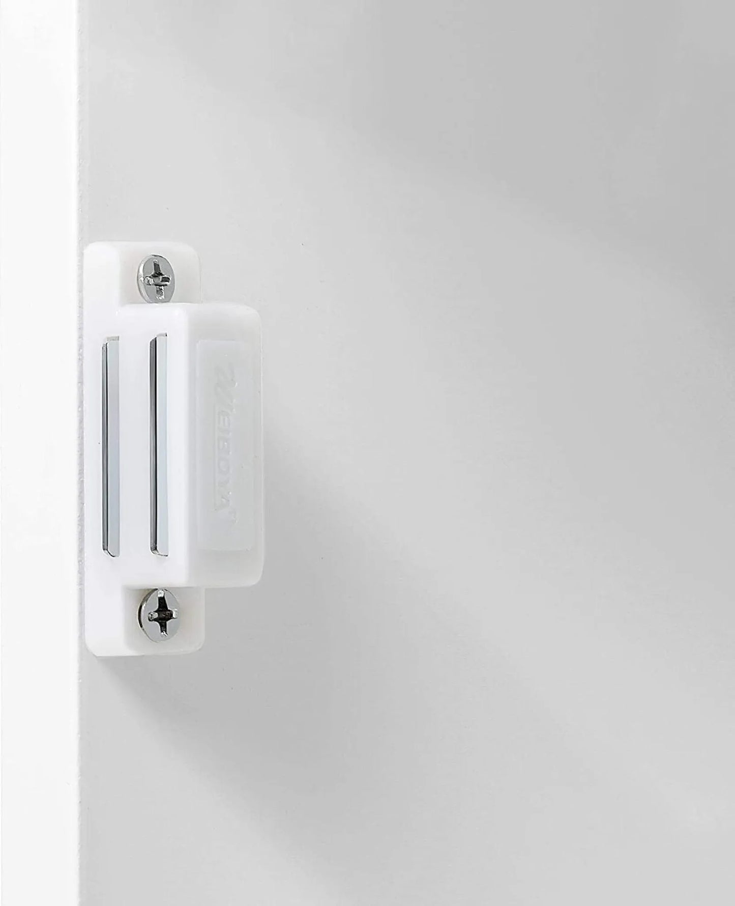 Yaheetech Badkamerkast Wandkast – 35 x 21 x 55 cm – Voorzien Van Twee Verstelbare Planken En Waterafstotende Coating En E1 MDF Constructie – Voor Badkamer En Keuken – Wit Hout