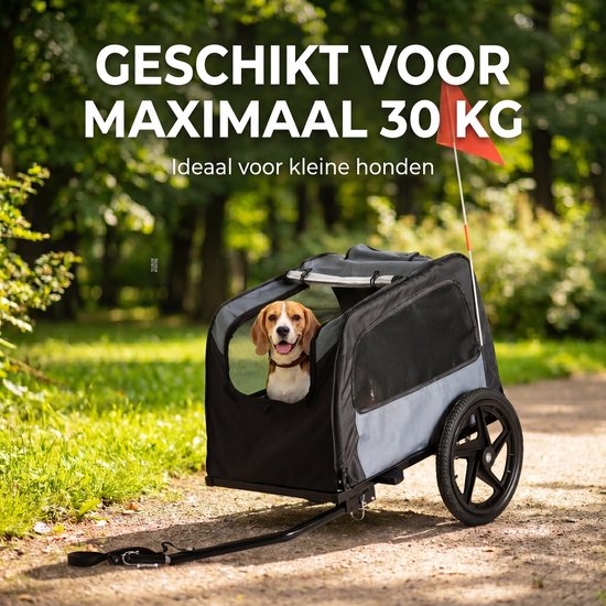 Outbee Hondenfietskar - Fietskar hond - Hondenfietskar opvouwbaar - Hondenkar - Hondenbuggy