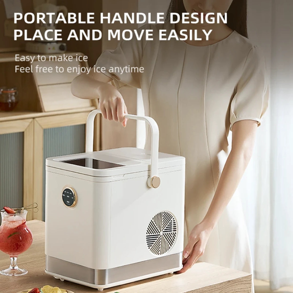 KASJ Q1 ijsblokjesmachine 15 kg per dag - 1,5 liter