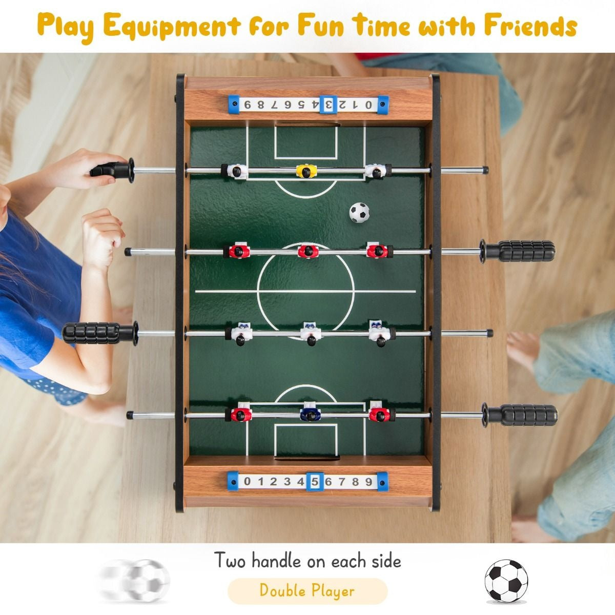 Coast Mini-Tafelvoetbaltafel - Voor Kinderen - 51 x 31 x9 cm