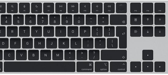 Apple Magic toetsenbord Universeel USB + Bluetooth QWERTY Nederlands Zwart
