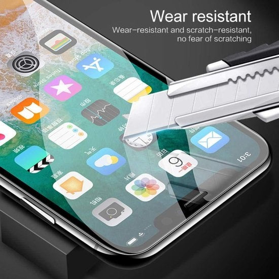 Garpex® Gehard film HD anti-vingerafdruk Glasbeschermer voor iPhone 8/11/12