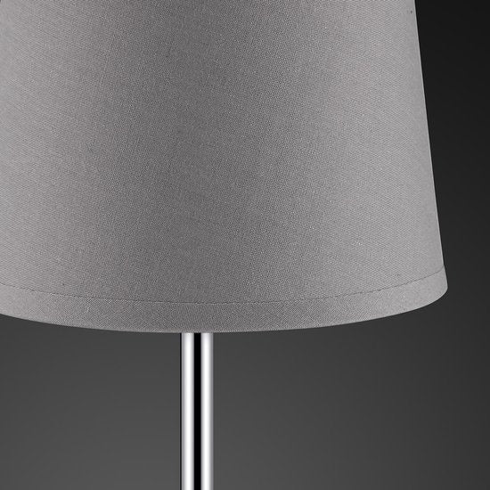 Monzana Nachtlamp 2 Stuks - met Stoffen Kap 32cm - Antraciet