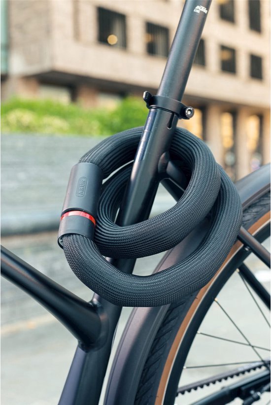 Fietsslot ABUS Kettingslot - Goose Lock 6206K - Security level 7 - zwart - 110 cm - Geschikt voor elektrische fietsen en stadsfietsen