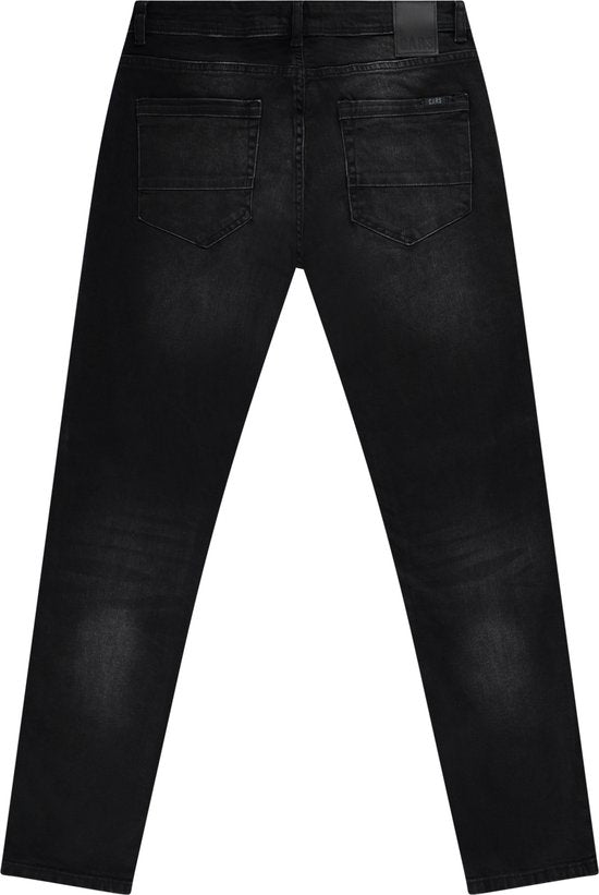 Cars Jeans Kirk Regular Fit Jeans - Maat 48 - Black Used - Straight Fit Heren Jeans