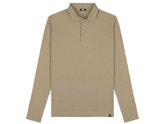 7Square Skyr Polo Long Sleeve - Beach Sand - maat XL