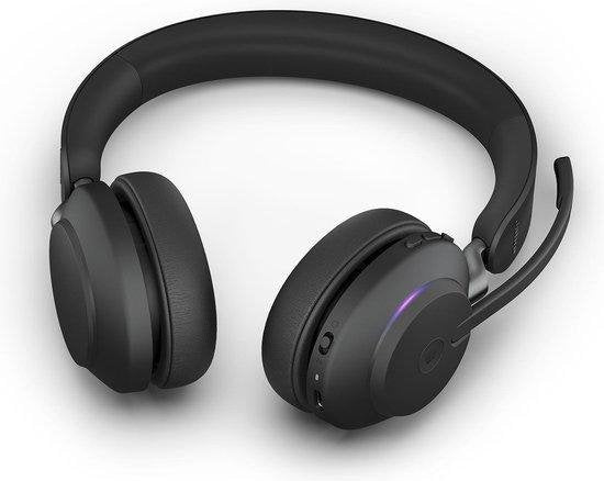 Jabra Evolve2 65 - MS Stereo Bluetooth Headset - USB-C - Microsoft Teams gecertificeerd - Zwart