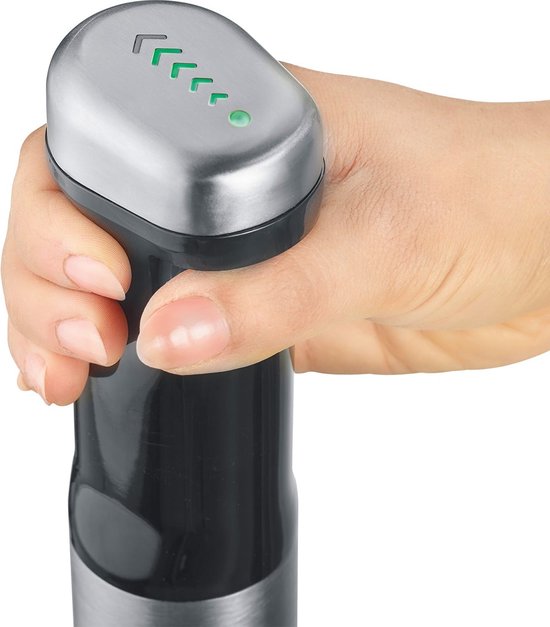 Graef HB82EU blender Staafmixer 200 W Zwart, Roestvrijstaal