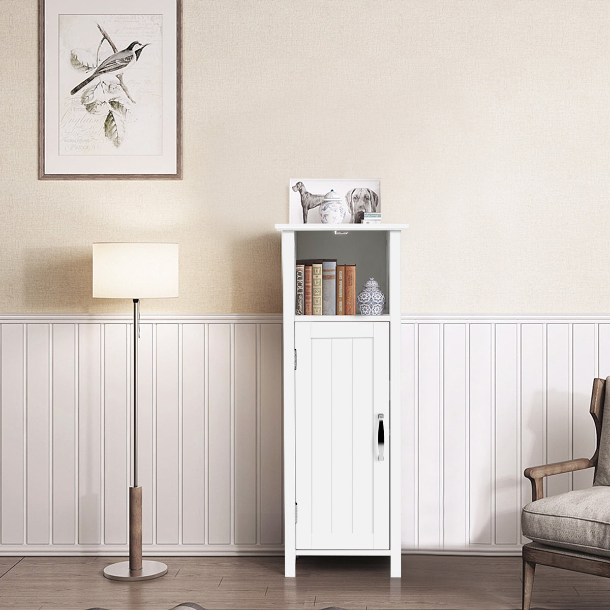 Coast badkamer kast multifunctionele kast voor slaapkamer keuken keuken badkamer kast wit gemaakt van hout