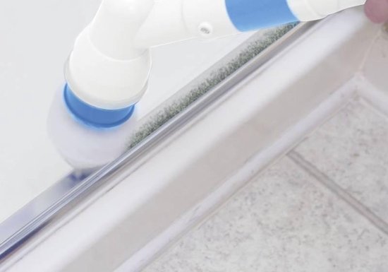 MediaShop Reinigingsborstel Hurricane Spin Scrubber, turquoise, 7 stuks