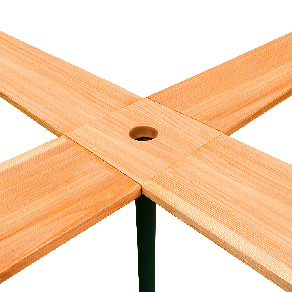 Casaria Tuin/Statafel XXL Inklapbaar Weerbestendig - 241x241x104 cm