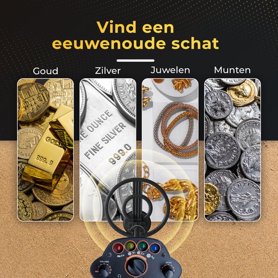 ODESSEY Metaaldetector - met Pinpointer - Kind - Volwassene - Professioneel - Avonturier