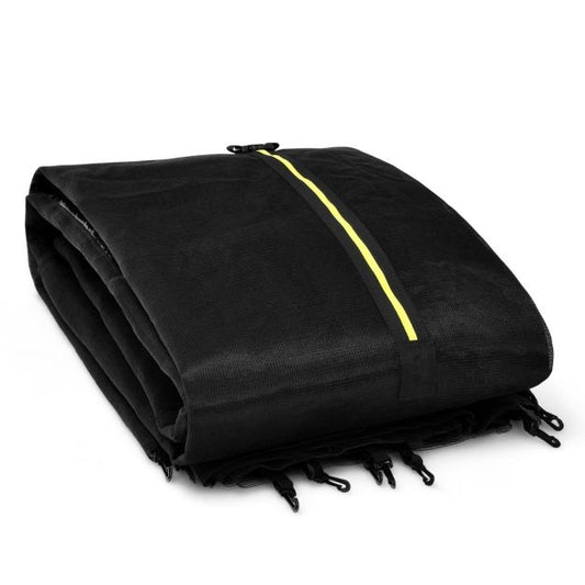 Coast Diameter 305 cm Trampoline-Veiligheidsnet voor Tuintrampolines Vervangingsnet met Ritssluiting en Gespen 6 Palen Netto Hoogte 180 cm