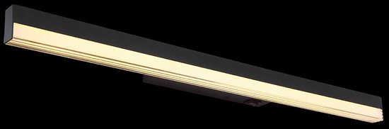Globo Wandlamp Sallo - 12 Watt - Metaal - Zwart