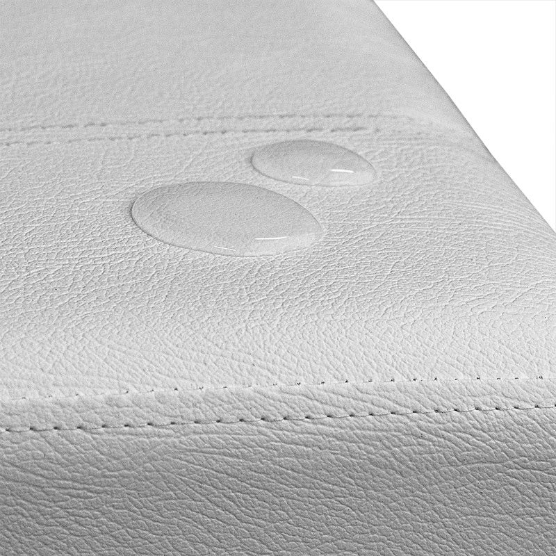 Casaria Zitbank met Opbergruimte \\u2013 115x40x40cm Kunstleer 131L - Wit