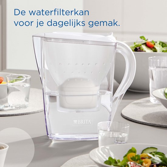 BRITA - Waterfilterkan - Marella Cool - 2,4L - Wit - incl. 2 MAXTRA PRO ALL-IN-1 filterpatronen - Voordeelverpakking