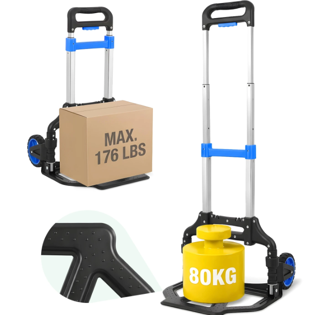Sekey Inklapbare Steekwagen Aluminium - 80kg Draagvermogen - 3,5kg