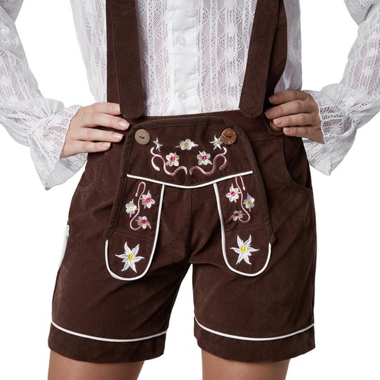 Dressforfun Lederhose Alpsee L - verkleedkleding kostuum halloween verkleden feestkleding carnavalskleding carnaval feestkledij partykleding - 302807