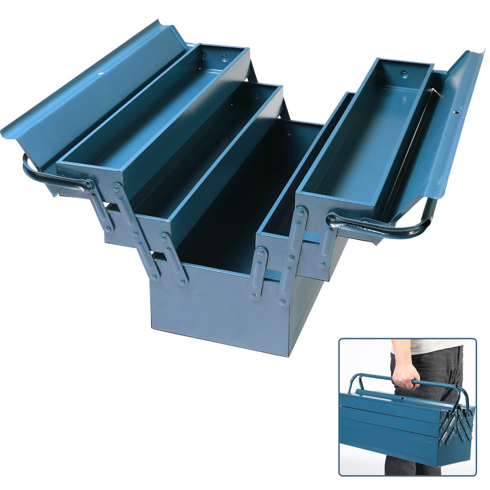 Monzana Gereedschapskoffer - Staal 53x20x20cm - Blauw