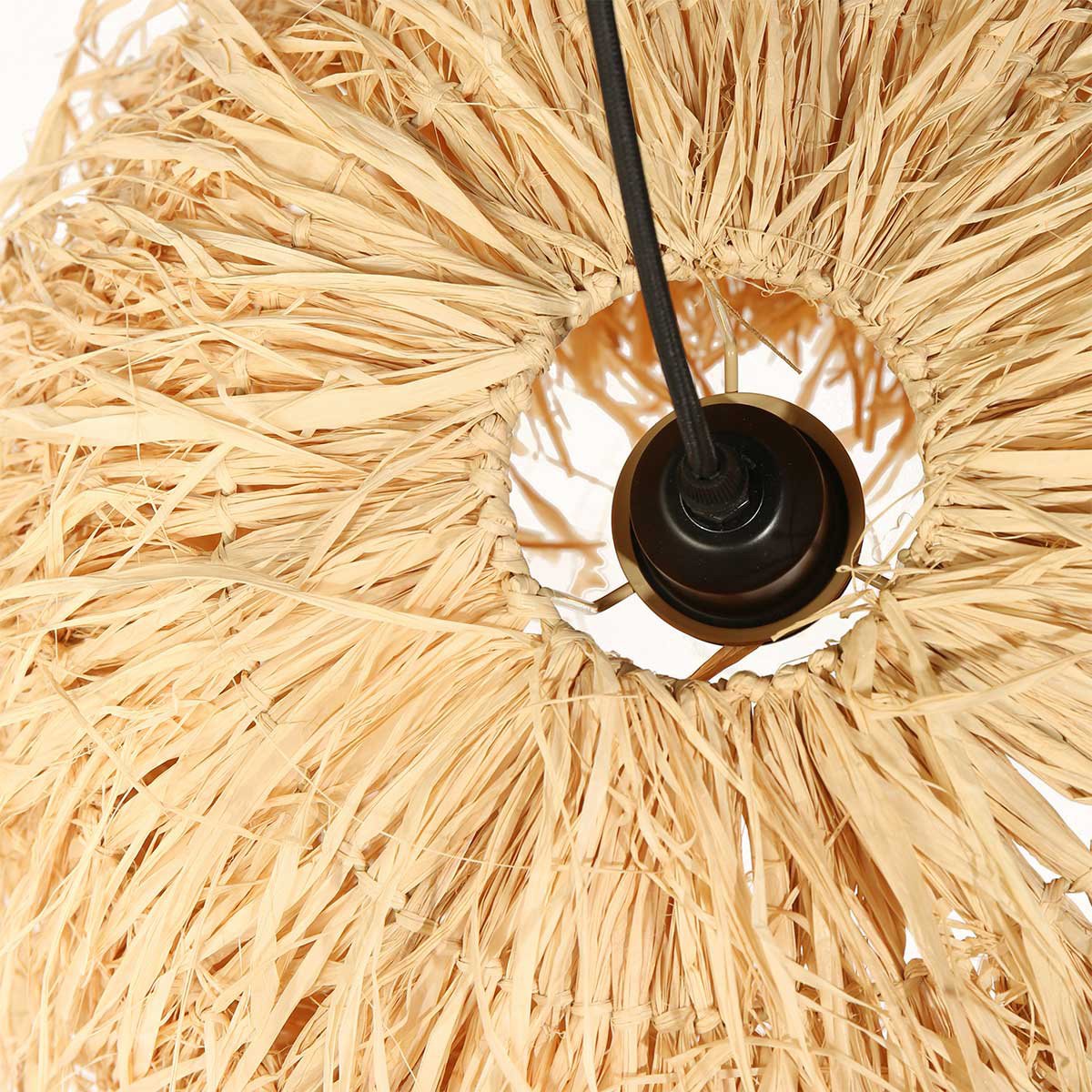 Anne Lighting - hanglamp - Grass - naturel - gras - Ø 53cm - E27 - 3819BE