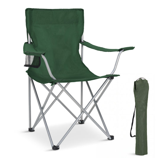 Trvlmore Campingstoel Basic - Zwart - 2,2 kg - Draagvermogen 120 kg