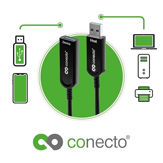 conecto USB 3.1(gen 2) verlengkabel - 50 meter - 10gbps