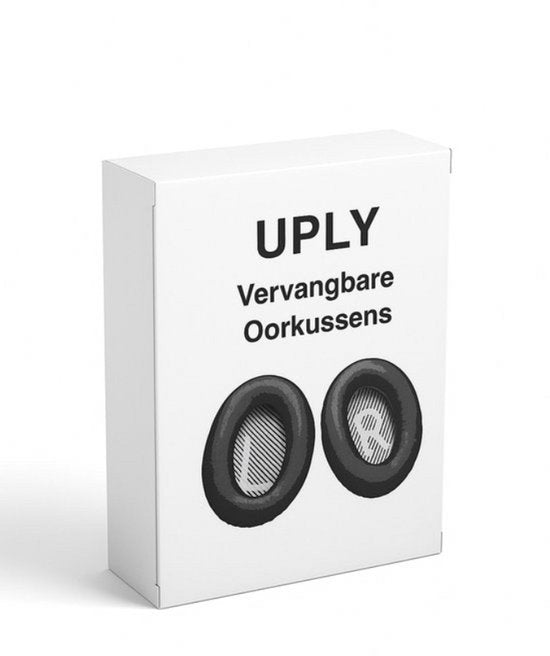 Set Oorkussens voor AKG Koptelefoon - N60NC Wireless Oorkussen - Kunstleer met Traagschuim - Zwart