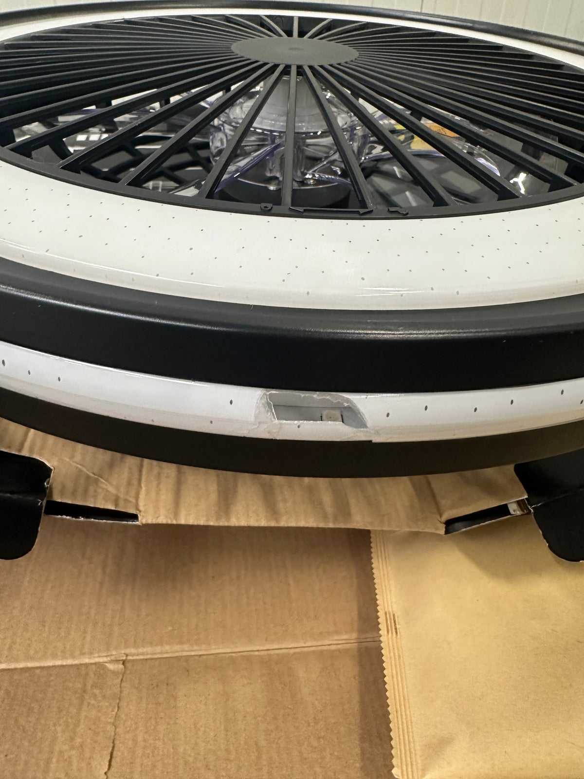 Brilliant Palmero - Plafondventilator - Plafondventilator - LED 40W - 3000K-6500K - Dimbaar - Zwart
