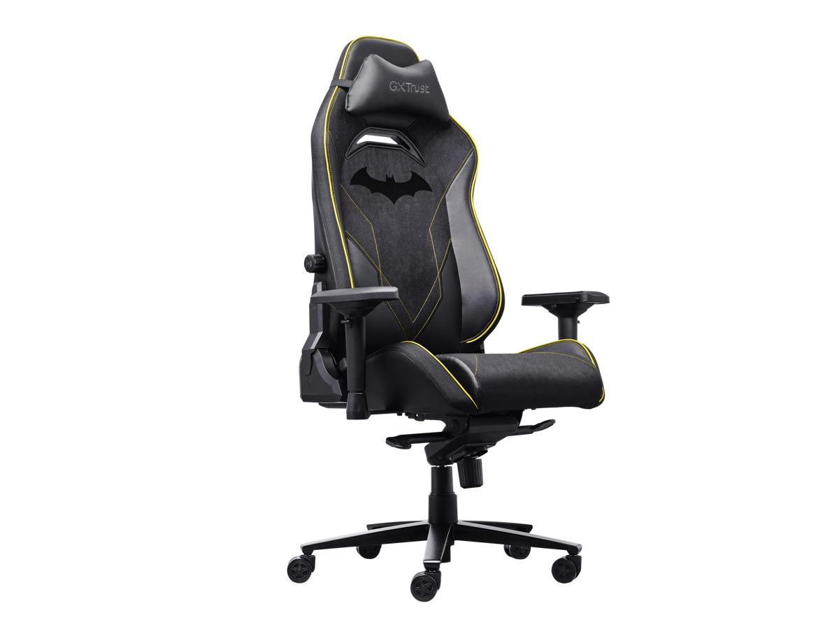 Trust GXT 721BM Ruya Pro Gamingstoel - Batman Edition - Ergonomisch Design - Zwart/Geel